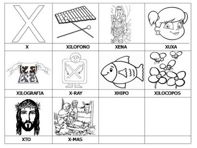 Aprender a leer - primeras palabras - X